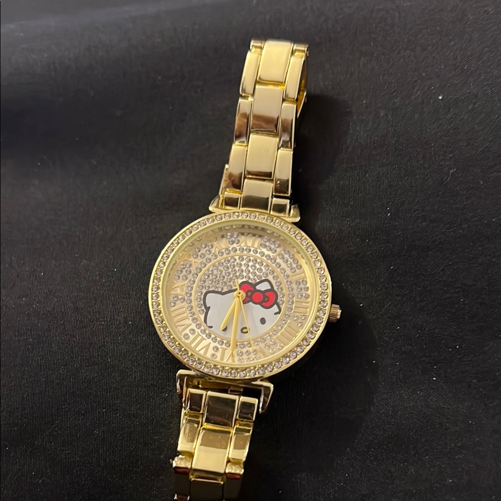 Hello Kitty Gold-Tone Watch